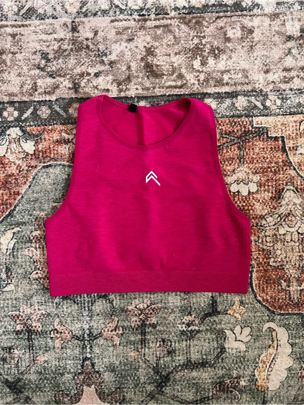 Oner Active Fuchsia Crop Tank Top